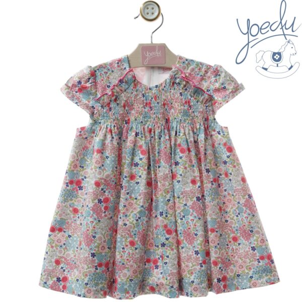 Vestido infantil flores mod. MARMOLINA