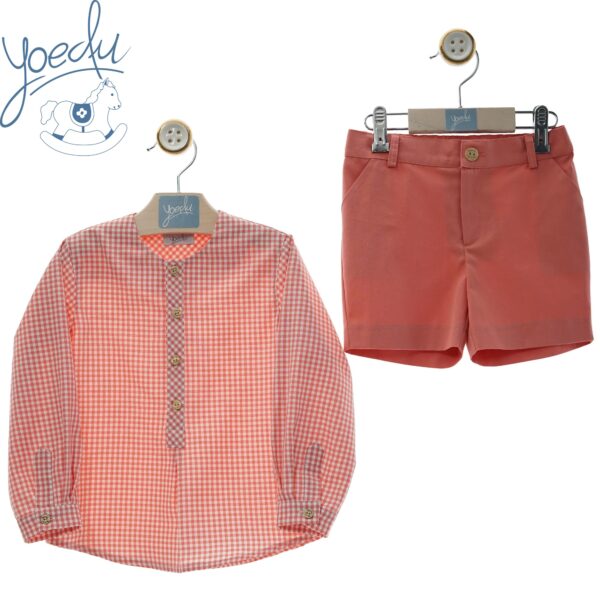 Conjunto  infantil pantalon flor de lis