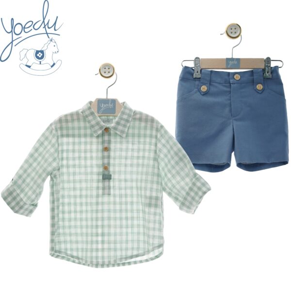Conjunto camisa bermuda Lancelot