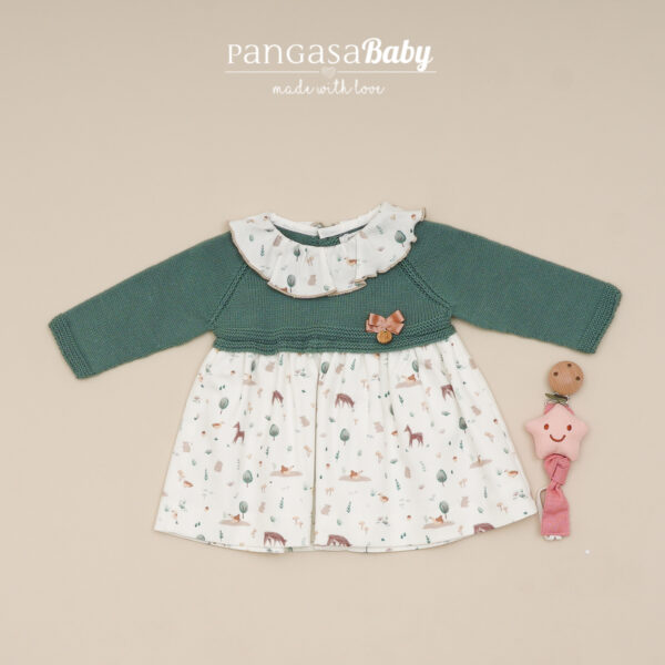 Vestido bebe  mod. ciervos