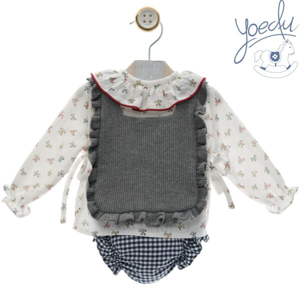 Conjunto baby con chaleco Oxford