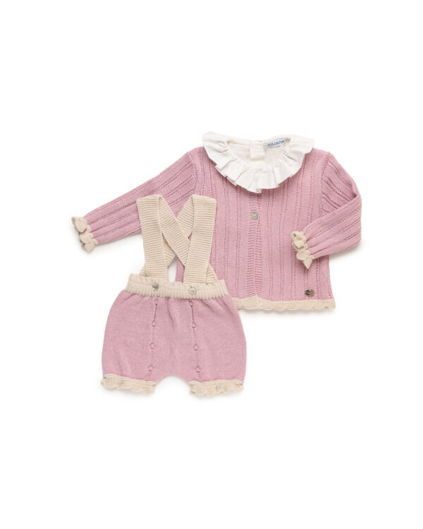 Conjunto ranita +rebeca +camisa Poesia