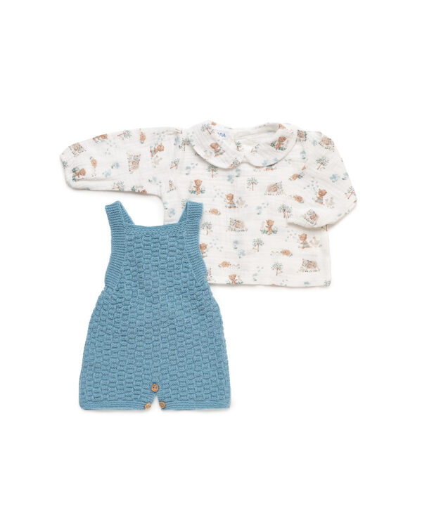 Conjunto petito con blusa Trazos