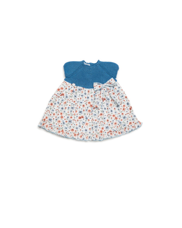 Vestido hilo/tela FRAMBUESA