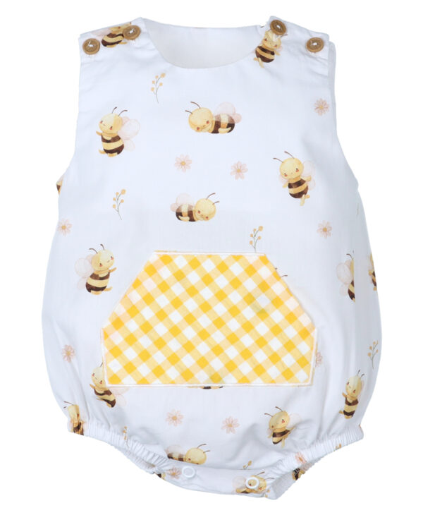 Pelele bebe abejas