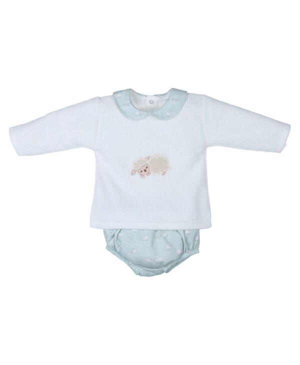 Conjunto bebe borrego