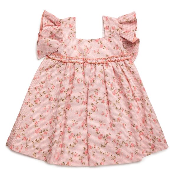Vestido infantil vichi flores  fam. Gregal