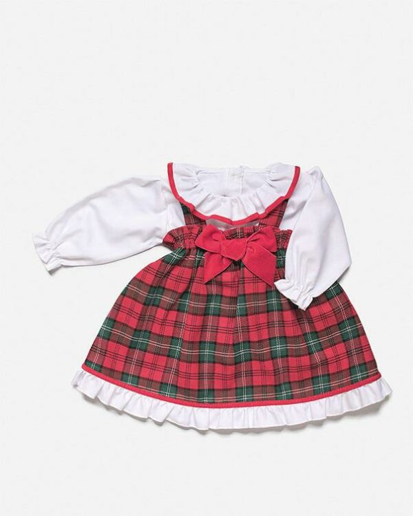 Vestido tipo pichi con camisa