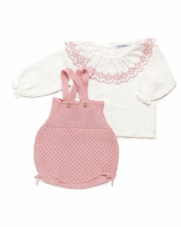 Ranita peto + blusa bambula mod. nube