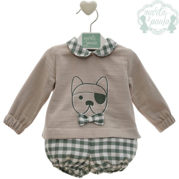 Conjunto bebe bombachito fam. taipei