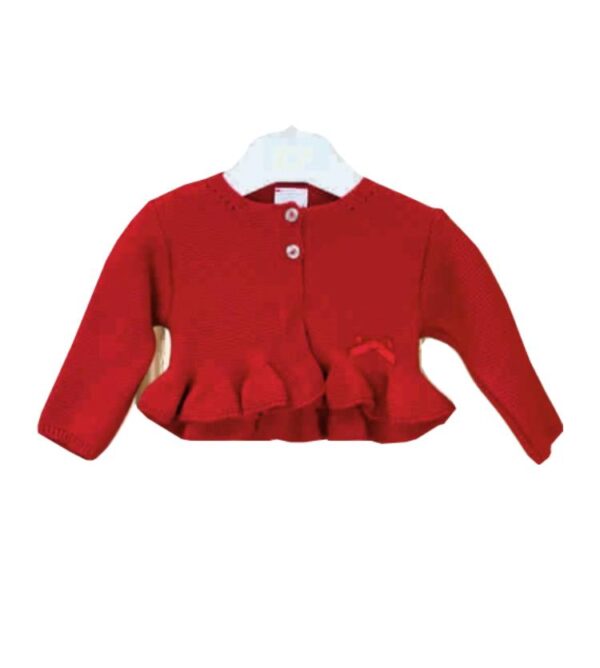 Chaqueta ondas  roja