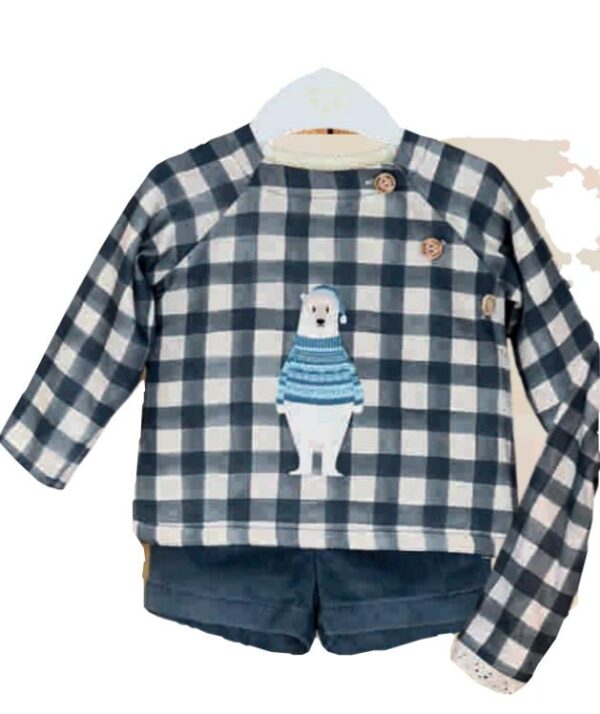 Conjunto sudadera + pantalon mod. oso polar
