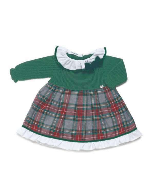 Vestido punto y tela fam. chispa