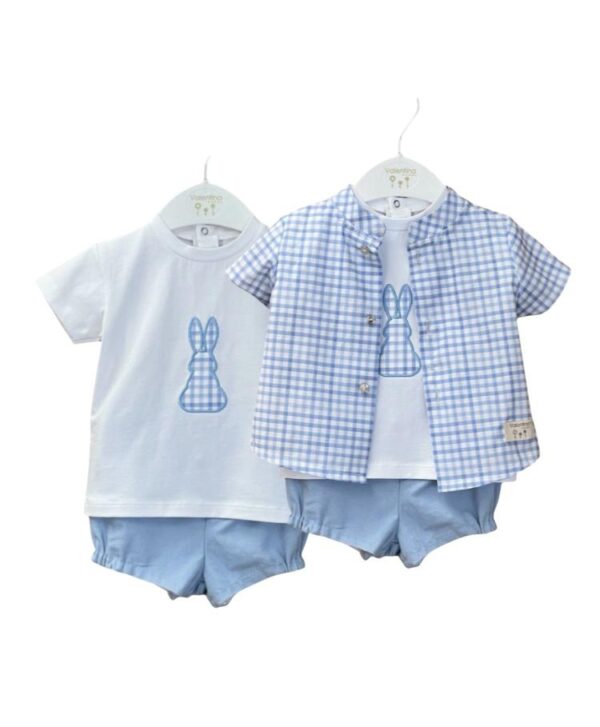 Conjunto tres piezas camisa Marco blue