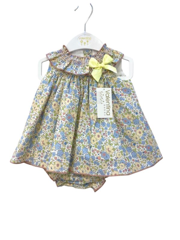 Vestido liberty yellow
