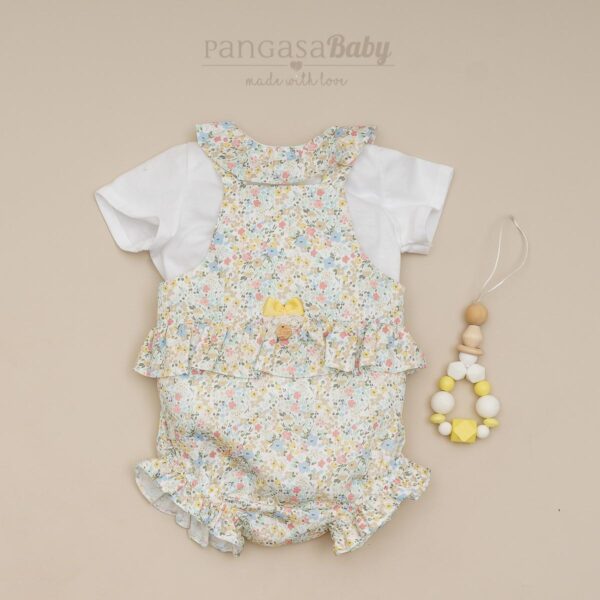 Petito  floral con camiseta pangasababy