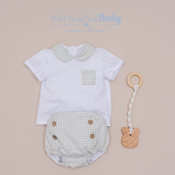 Conjunto camiseta y ranita  pangasababy