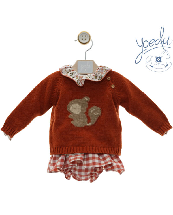 Conjunto baby volante Cretona