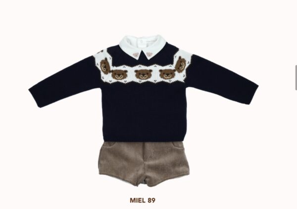 Conjunto 3piezas niño MIEL