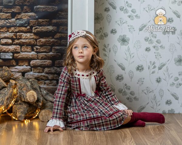 Vestido infantil Cuadros