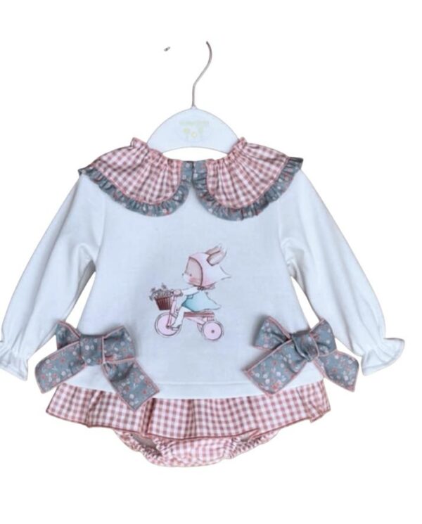 Conjunto culotte Martina white