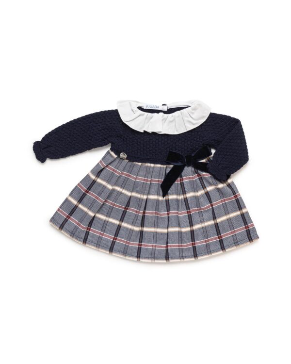 Vestido punto/tela  Armonia