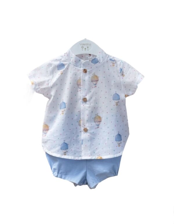 Conjunto camisa Balloon Blue