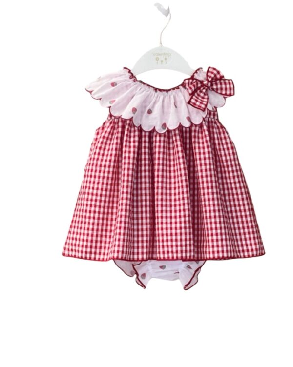 Vestido con braguitas strawberry