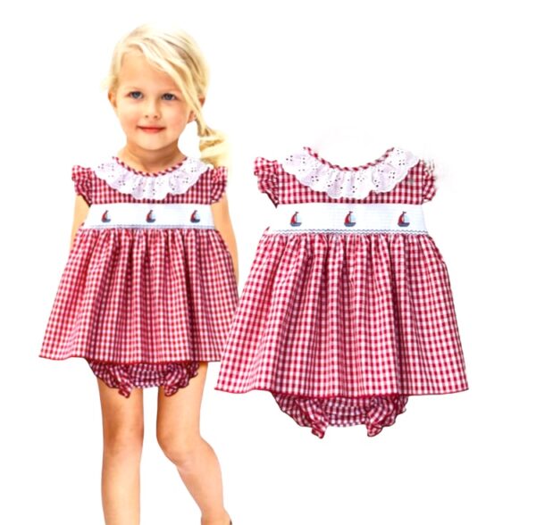 Vestido con braguita Boat Red