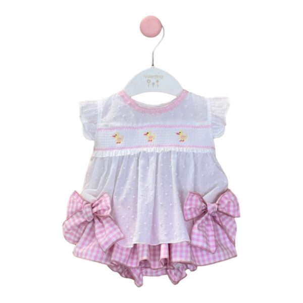 Conjunto blusa y culotte Cua Cua Pink