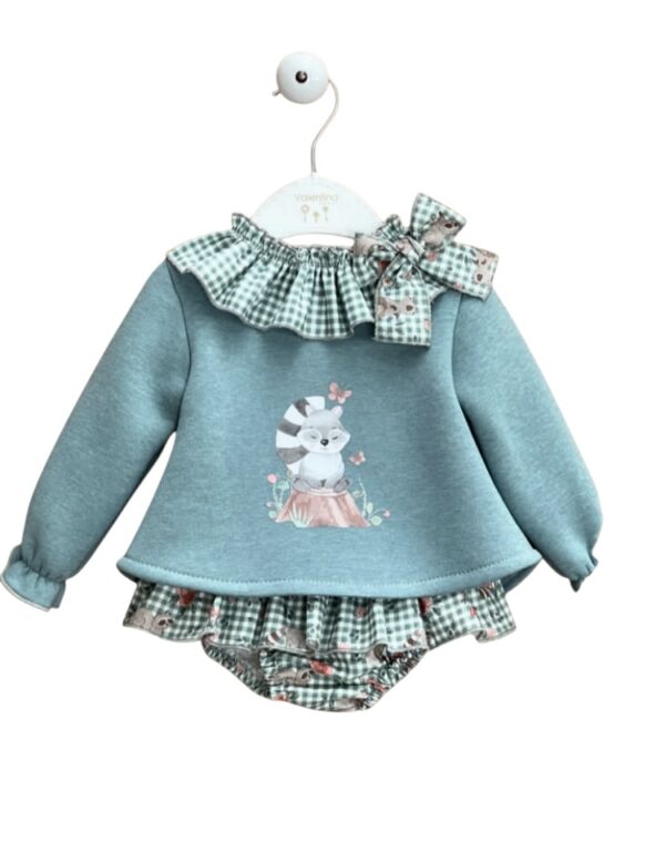 Conjunto culotte Garden green