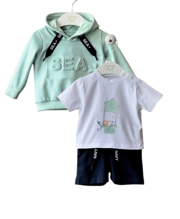 Conjunto sudadera  WATER GREEN