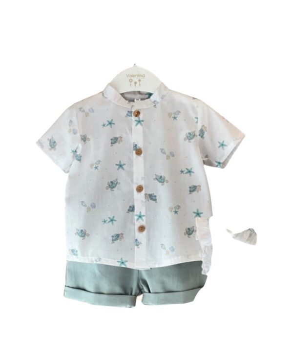 Conjunto camisa WATER GREEN